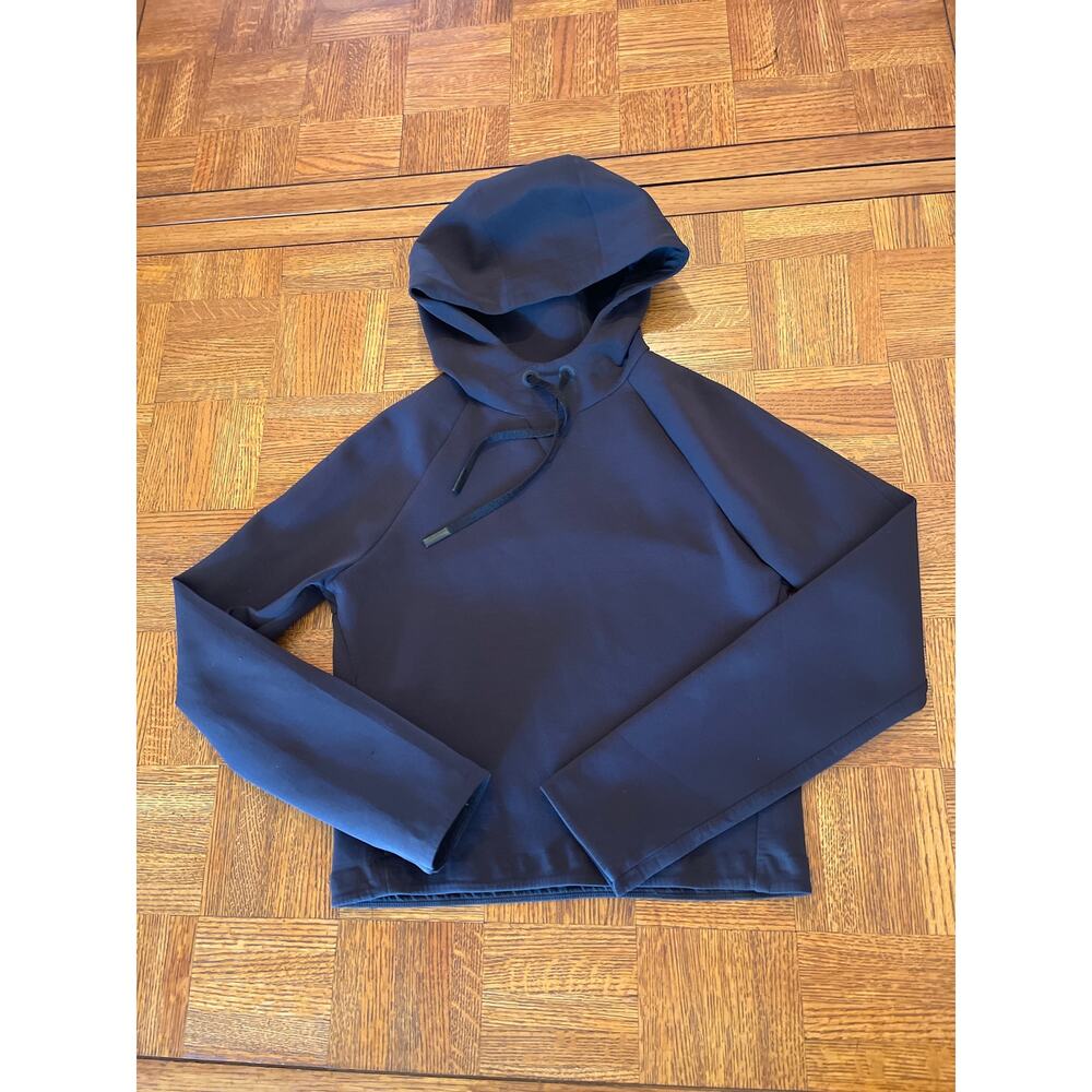 Lululemon Smooth Spacer Hoodie Emboss Black size 2 - Picture 2 of 7